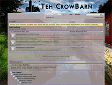 Tablet Screenshot of crowbarn.com